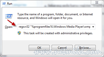 run Windows Media Player (WMP) 12 Taskbar Toolbar