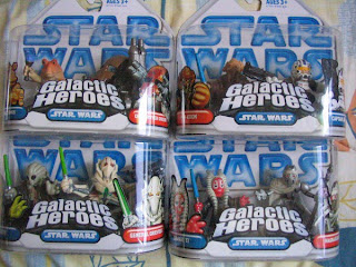 Star Wars Galactic Heroes Clone Wars Jar Jar Binks Destroyer Droid Kit Fisco General Greivous Plo Koon Captain Rex Shaak Ti Magna Guard