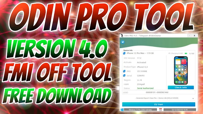 Odin Pro Tool V4.0 FMI OFF Tool Download Free