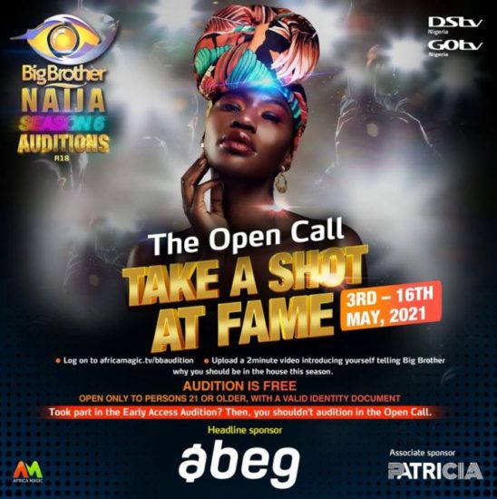 Big Brother Naija Announces Dates For Season 6 Audition