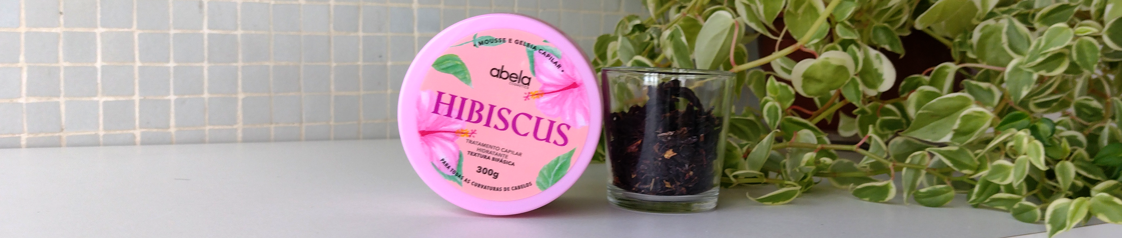 Ingredientes da composição do Tratamento Bifásico Mousse e Geleia Hibiscus Abela