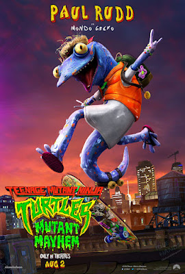 Teenage Mutant Ninja Turtles Mutant Mayhem Animated Movie Character Poster Mondo Gecko