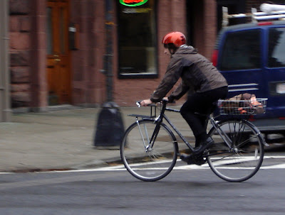 orange helmet bike bicycle