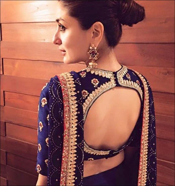 Kareena Kapoor backless blouse indian actress