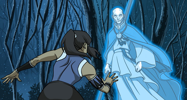 Korra Meet Aang Spirit