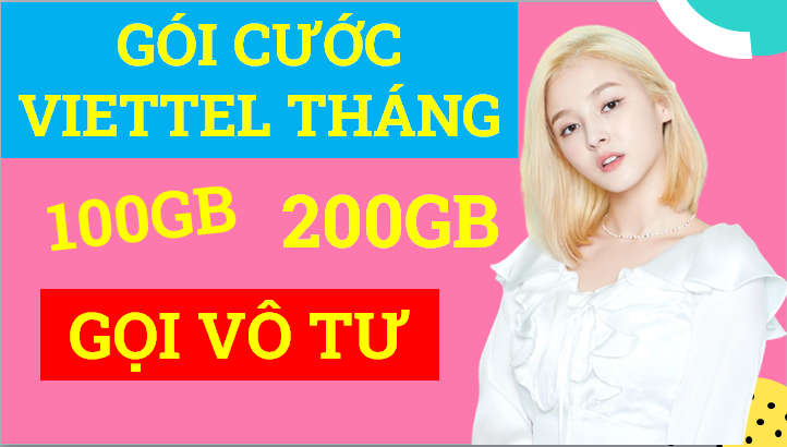 Các gói cước 4g viettel theo tháng