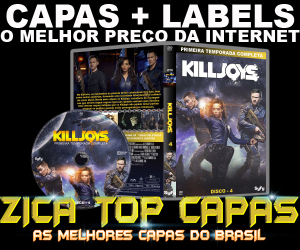 CAPA DO DVD - KILLJOYS - PRIMEIRA TEMPORADA - LABEL - 2016