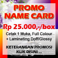 Promo Kartu Nama Murah