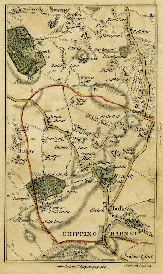 The John Cary 1786 map - Peter Miller collection