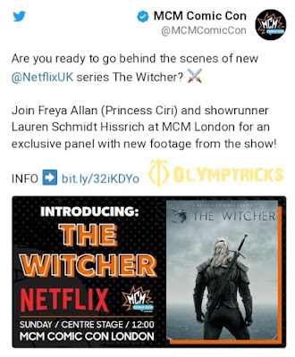 A new show for The Witcher next week