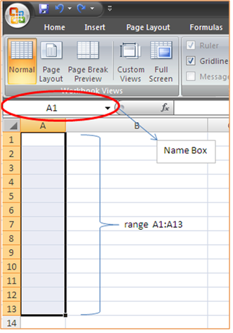 Memberi Nama Cell dan Range Excel