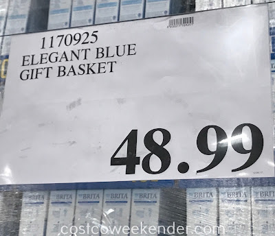 Costco 1170925 - Elegant Blue Gift Basket: great as a gift for the holidays