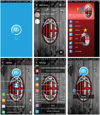 BBM MOD Whatsapp AC Milan APK New Versi 2.10.0.35