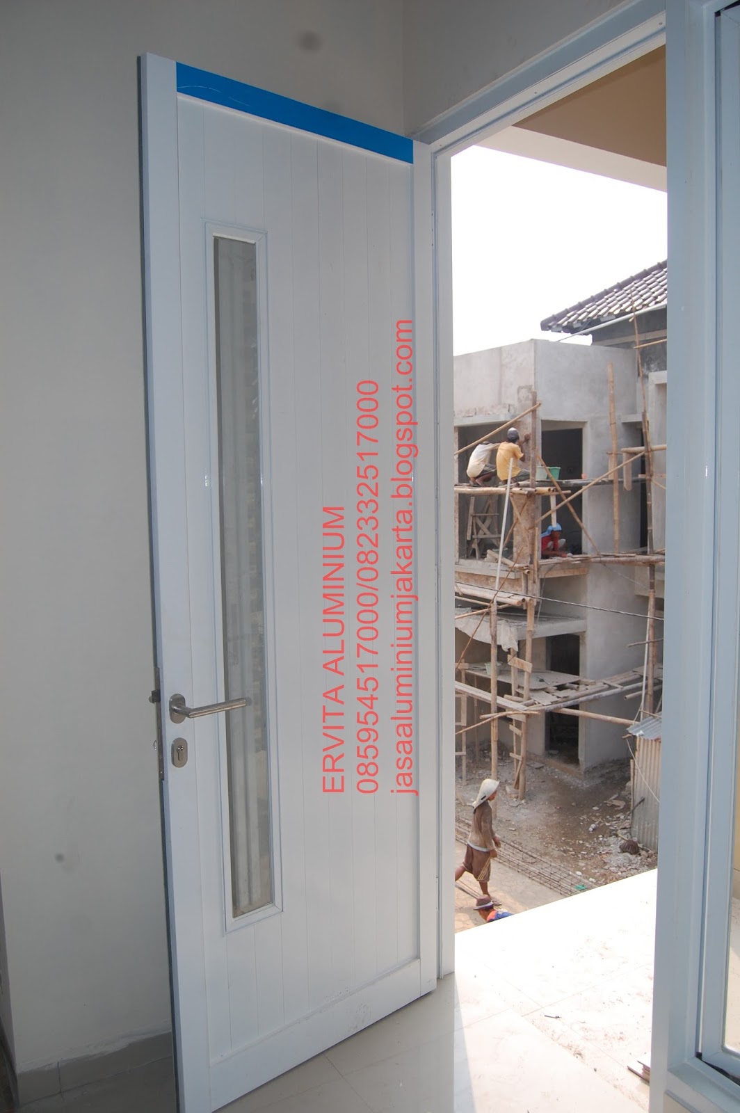  Pintu  Spadrel Frame Aluminium  dan Jendela Kaca 5mm Frame 