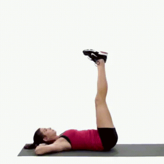 Sit-ups with elevated legs