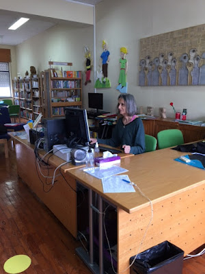 foto da biblioteca escolar da escola Infante D. Pedro