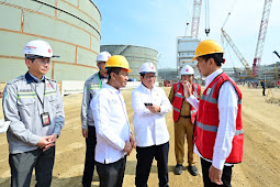 Jokowi Tinjau Pembangunan Industri Petrokimia di Cilegon