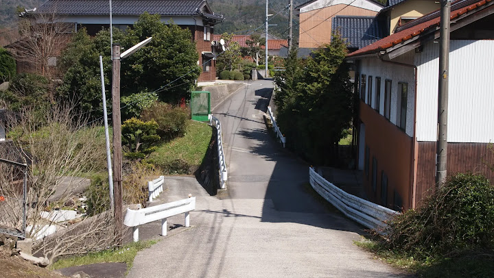 鳥取県西部のサイノカミ、中西尾道端の双体道祖神