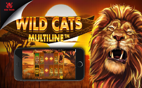 Goldenslot wild cats multiline