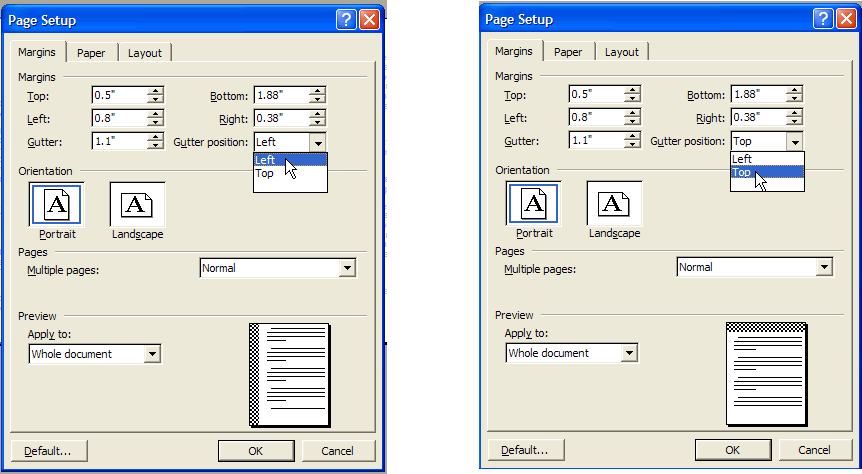 Mengatur Margin Halaman Printer Page Setup Print Preview