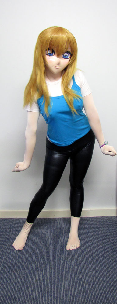 Mock latex leggings