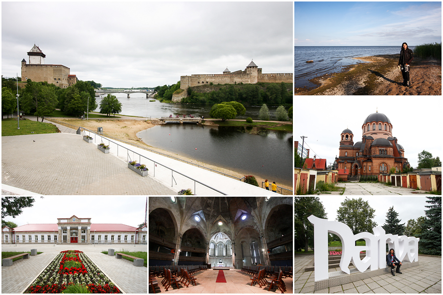 narwa ciekawe miasta estonia atrakcje granica z rosją dwie twierdze