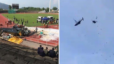 Tragedi Udara Malaysia! Dua Helikopter Militer Tabrakan Saat Latihan, 10 Orang Tewas