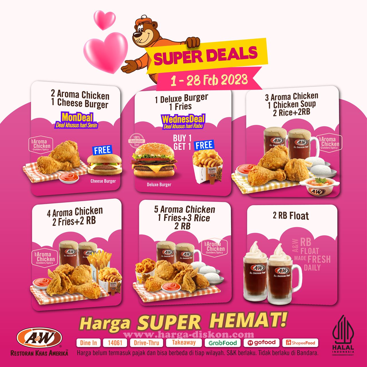 <div>Promo A&W Restoran Terbaru Kupon Hemat Februari 2023</div>