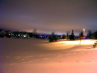 Manitoba winter night photo  by Bogdan Fiedur