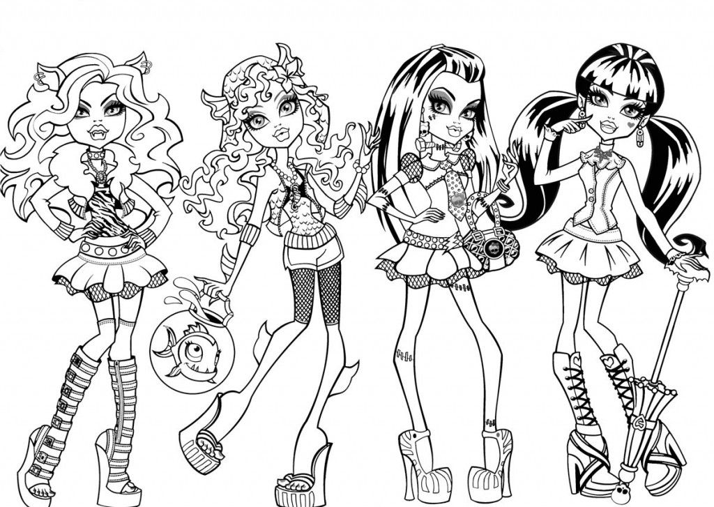 Monster High Printables Coloring Home