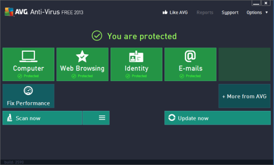 AVG Antivirus 2013 Free Edition