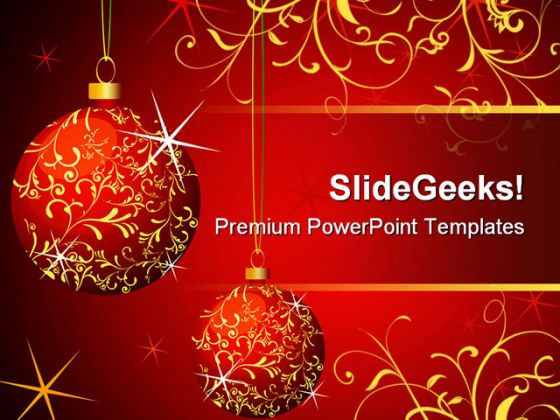 Wallpapers Club: Christmas Powerpoint Template Presentation