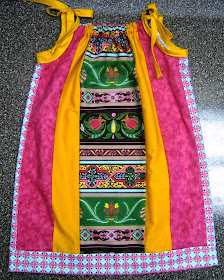 Patchwork Pillow Case Dress for Operation Christmas Child