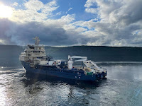 Russia is laying a fiber optic cable through the Arctic.