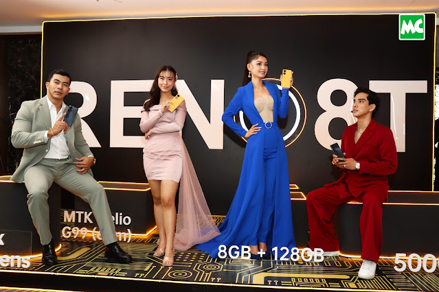 OPPO Reno8 T မိတ်ဆက်ပွဲ မှ ပွဲတက် အနုပညာရှင်များ