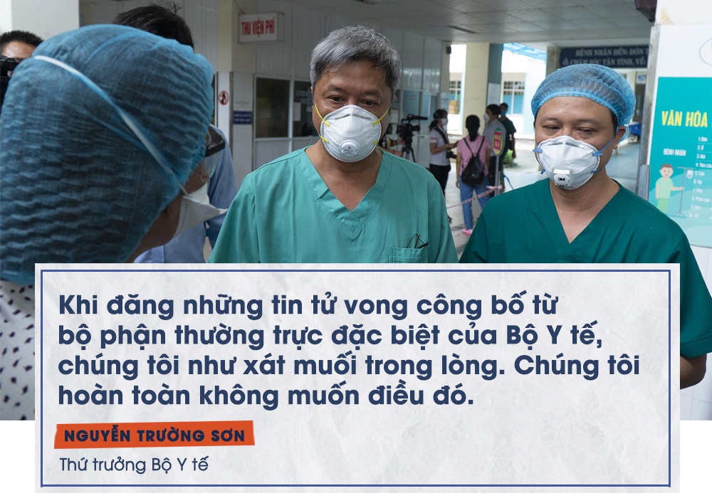 'Chúng tôi như xát muối trong lòng khi công bố ca tử vong'