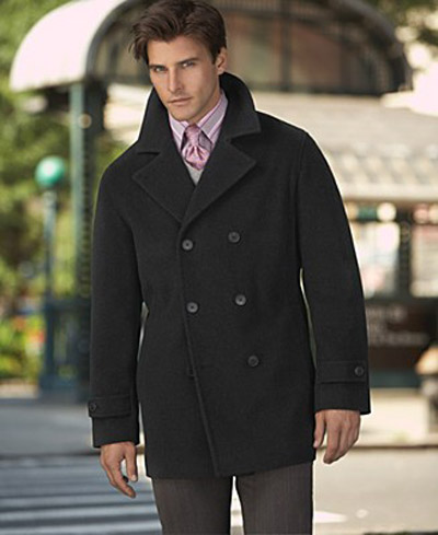 Plus Size Men Pea Coats