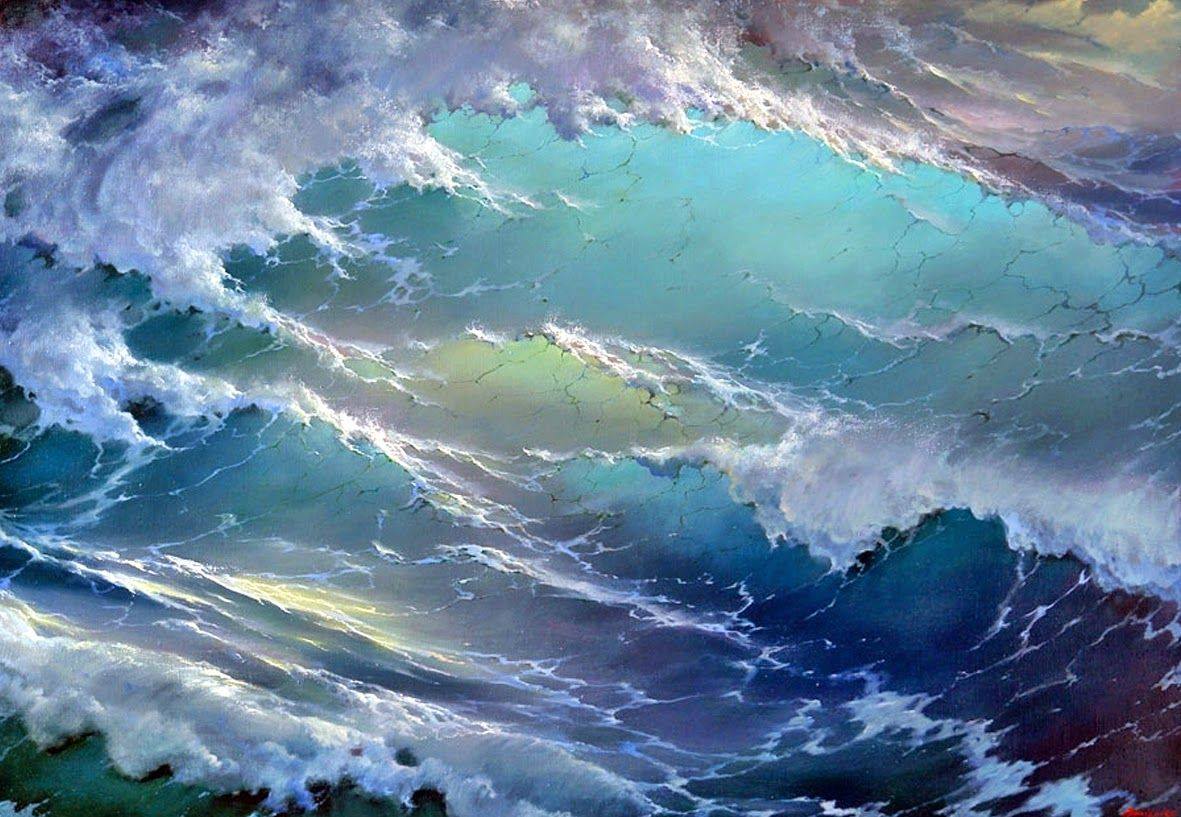 The sea is alive and water - Art by George Dmitriev - BlogFanArt