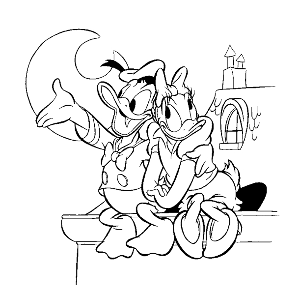 Download coloring pages of donald duck | Minister Coloring