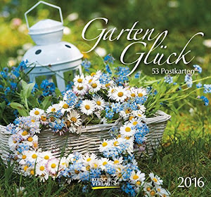 GartenGlück 2016: aufstellbarer Wochen-Postkartenkalender