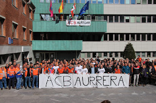 Barakaldo muestra su apoyo a los trabajadores de la Acería Compacta de Bizkaia