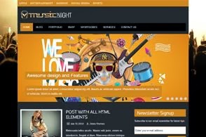 MusicNight Wordpress Themes