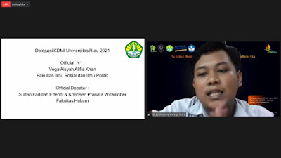 Universitas Riau Akan Bertanding Diajang KDMI Tingkat Regional Yang Akan Diwakili Oleh Sultan Fadilah, Khansen dan Vega Aisyah