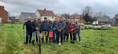 The orchard planting team