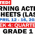 GRADE 1 Updated LEARNING ACTIVITY SHEETS (Q3: Week 4) April 12-16, 2021