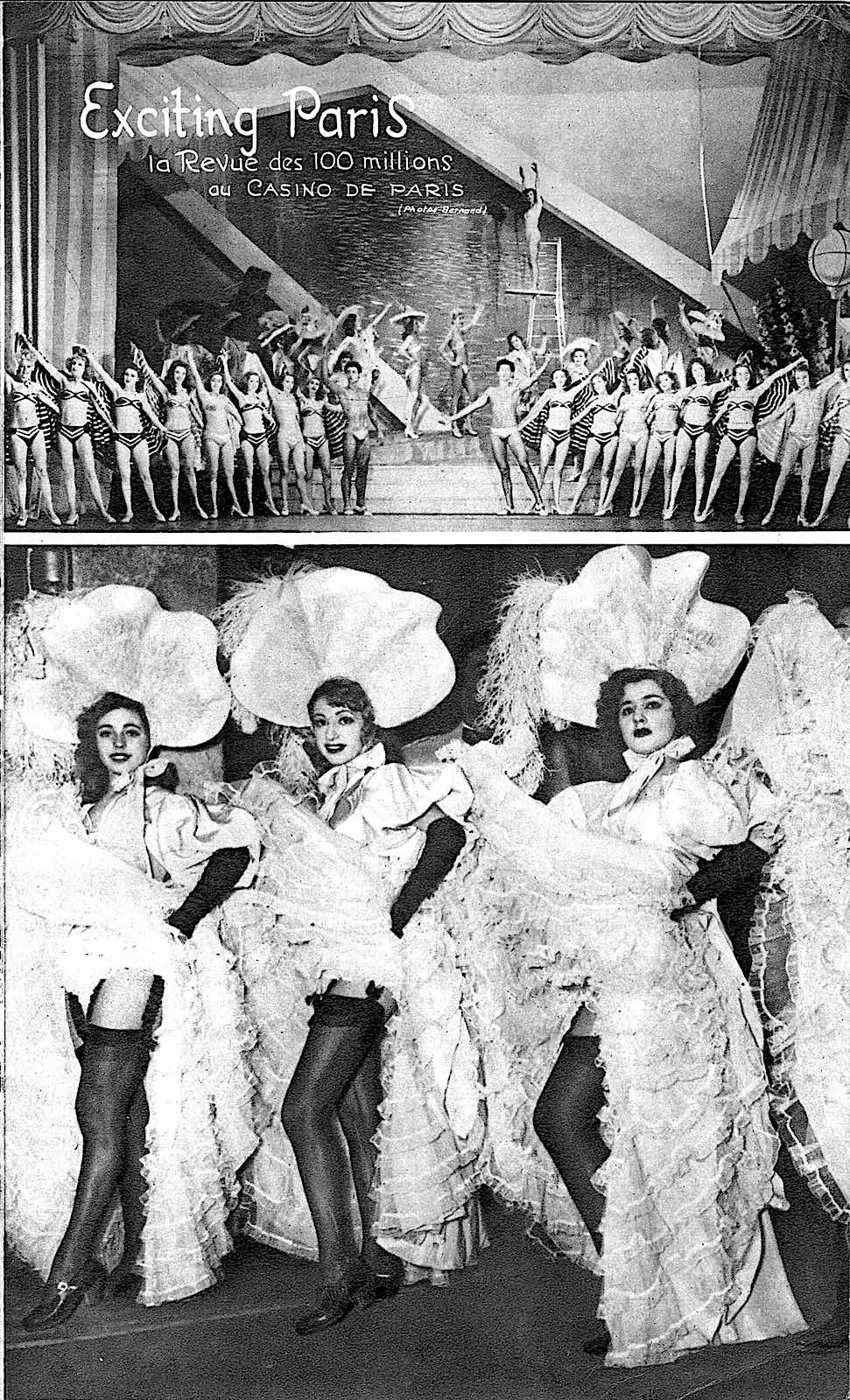 1946 Paris Showgirls, a photograph