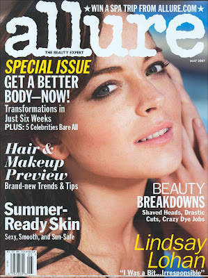 Lindsay Lohan Allure Magazine’s May 2007