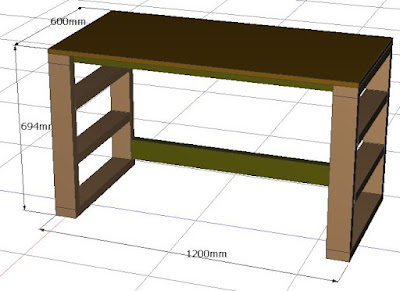 ツーバイspf材 2x4材 の簡単diyで予算5 000円で丈夫な机を作る 設計図 手順を無料で公開 ダイニングテーブルにも 2x4材のdiy ロフトベッドを１万円 二段ベッドを1 5万円でdiy超初心者が自作できる 作り方を完全解説する手順書