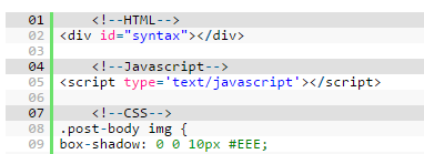 highlight rows in SyntaxHighlighter