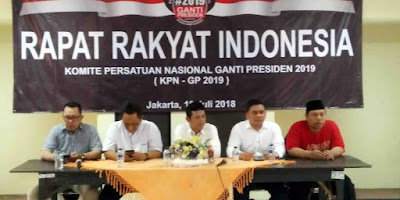 KPN-GP Gelar Rapat Rakyat Indonesia Dukung 2019 Ganti Presiden